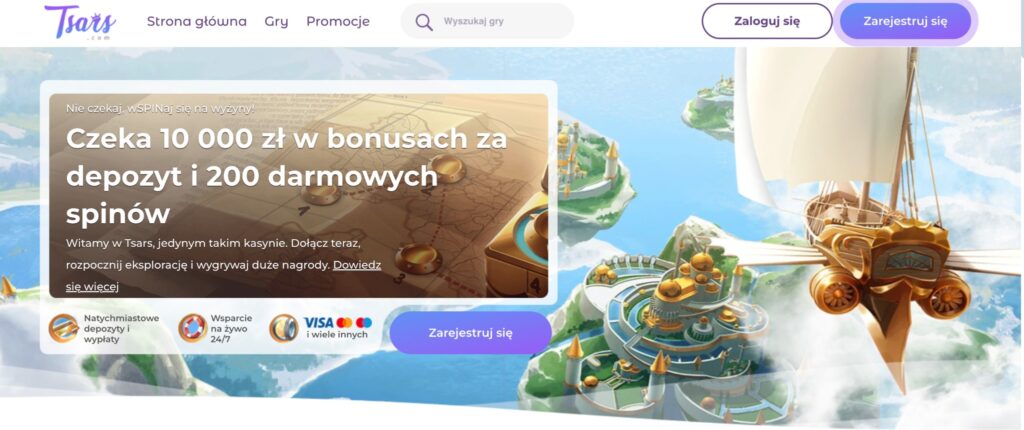 tsars casino review freespins