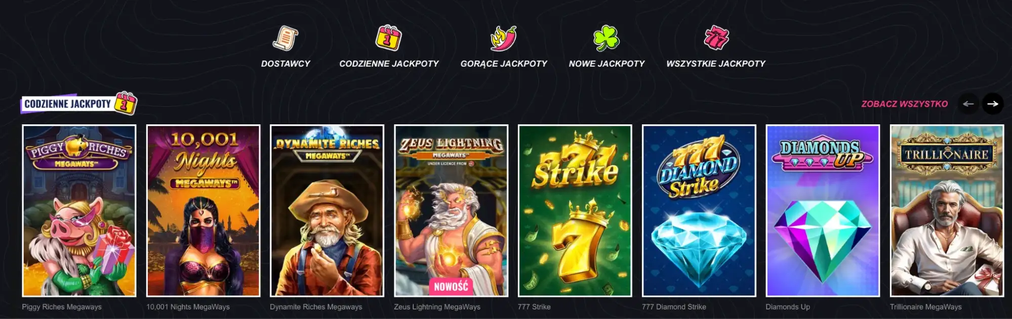 lunubet jackpoty