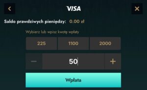 depozyty w kazyno visa
