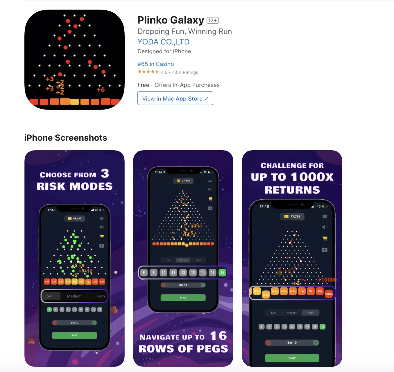 plinko galaxy app
