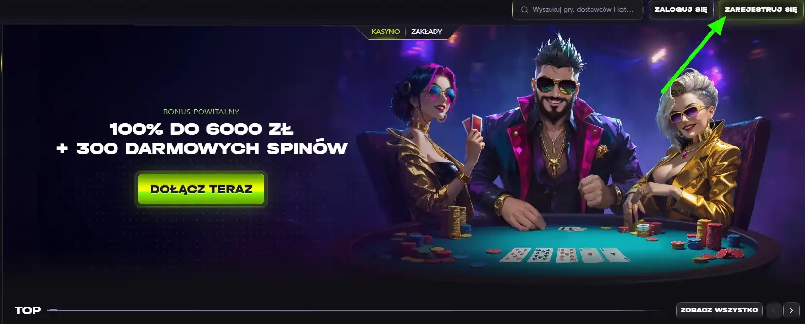 madcasino main page