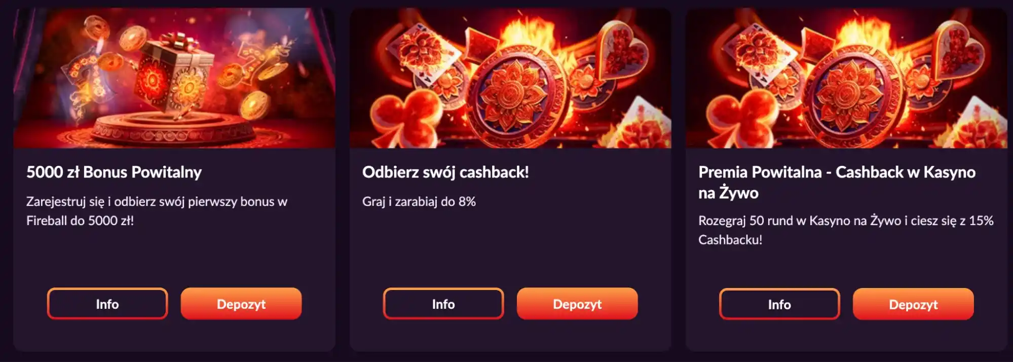 fireball bonusy
